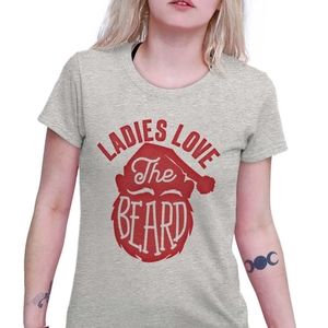 Ladies Love The Beard Tee (small)